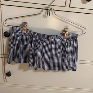Urban Outfitters Plaid Crop Top